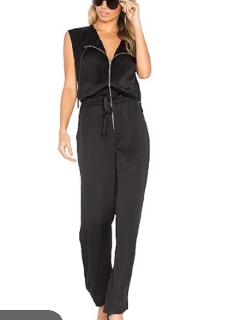 Rag and Bone Albany satin jumpsuit